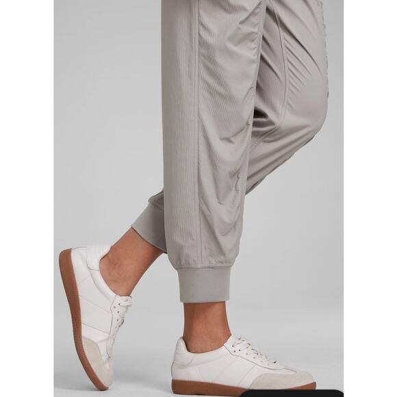 CRZ YOGA Womens Stone Chrome Pewter Breathable Travel Lounge Fitness Joggers S - Picture 3 of 9